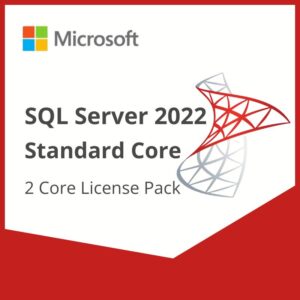 SQL Server 2022 Standard Core - 2 Core License Pack